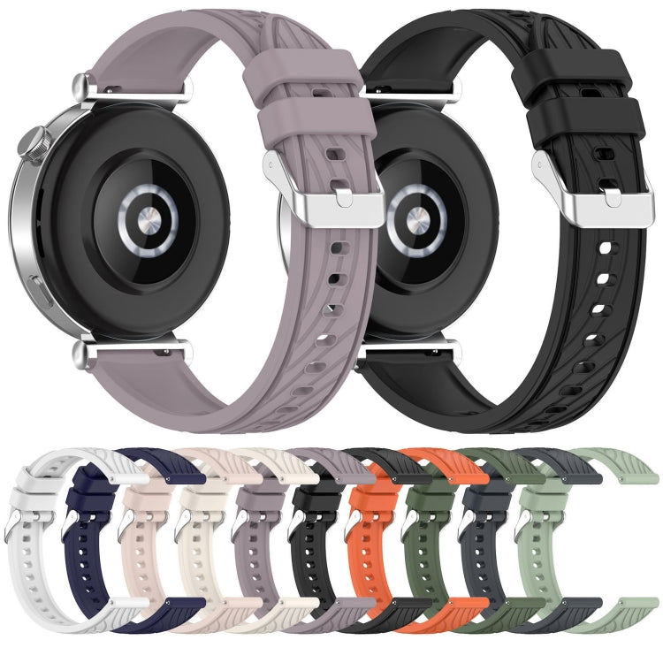 For Huawei Watch GT 5 Pro 42mm Line Texture Quick Release Silicone Watch Band(Original Blue) - Watch Bands by PMC TechLife | Online Shopping South Africa | PMC TechLife | Buy Now Pay Later Mobicred