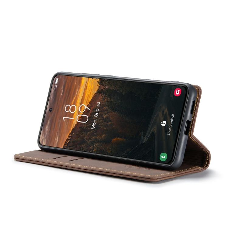 For Samsung Galaxy S24 FE 5G CaseMe 013 Multifunctional Horizontal Flip Leather Phone Case(Coffee) - Galaxy S24 FE 5G Cases by CaseMe | Online Shopping South Africa | PMC Jewellery | Buy Now Pay Later Mobicred