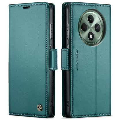 For OPPO Reno12 F /12 FS 5G CaseMe 023 Butterfly Buckle Litchi Texture RFID Anti-theft Leather Phone Case(Green) - Reno12 F Cases by CaseMe | Online Shopping South Africa | PMC Jewellery | Buy Now Pay Later Mobicred