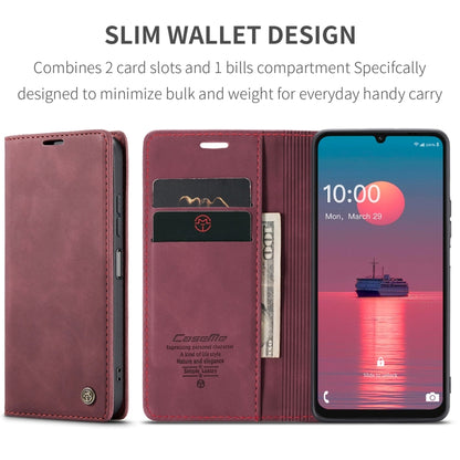 For Samsung Galaxy A06 CaseMe 013 Multifunctional Horizontal Flip Leather Phone Case(Red) - Galaxy Phone Cases by CaseMe | Online Shopping South Africa | PMC Jewellery | Buy Now Pay Later Mobicred