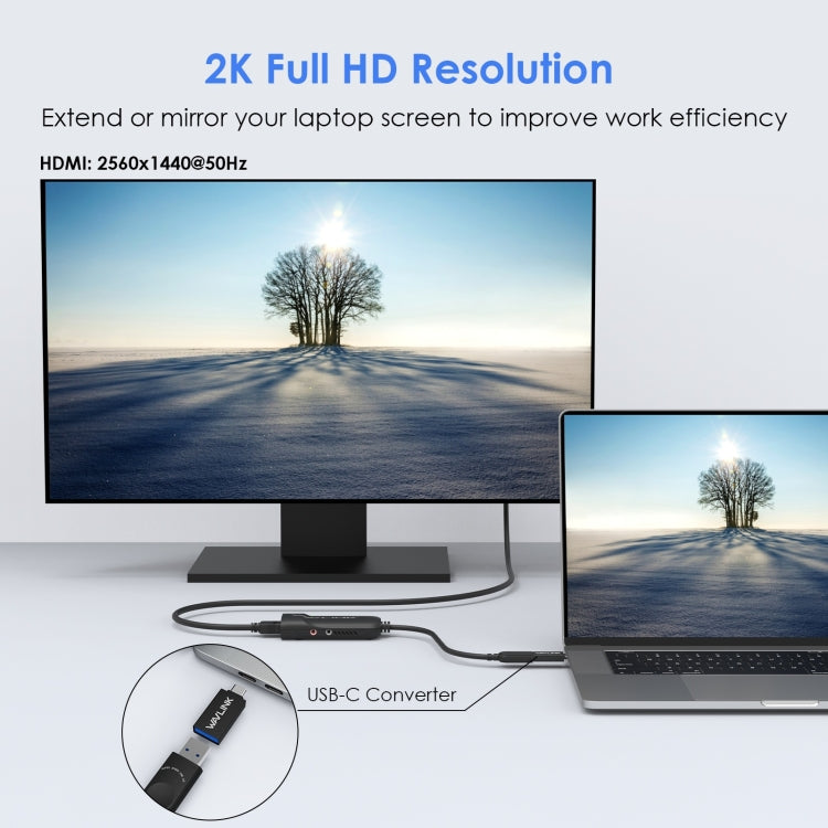 WAVLINK UG3501H Super Speed USB 3.0 To HDMI/Multi Monitor Video Graphic Adapter - free shipping - PMC TechLife - Order now!