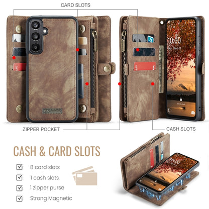 For Samsung Galaxy A16 5G CaseMe 008 Detachable Multifunctional Leather Phone Case(Brown) - Galaxy Phone Cases by CaseMe | Online Shopping South Africa | PMC Jewellery | Buy Now Pay Later Mobicred