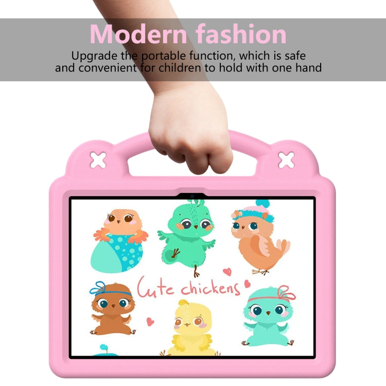 For Amazon Fire HD8 2024 / 2022 / HD8 Plus Handle Kickstand Children EVA Shockproof Tablet Case(Pink) - Amazon by PMC TechLife | Online Shopping South Africa | PMC TechLife | Buy Now Pay Later Mobicred