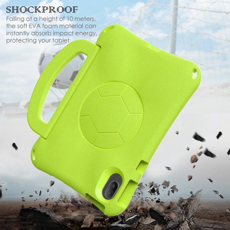 For Honor Pad V7 11 2021 Handle Football Shaped EVA Shockproof Tablet Case(Grass Green) - Honor by PMC TechLife | Online Shopping South Africa | PMC TechLife | Buy Now Pay Later Mobicred