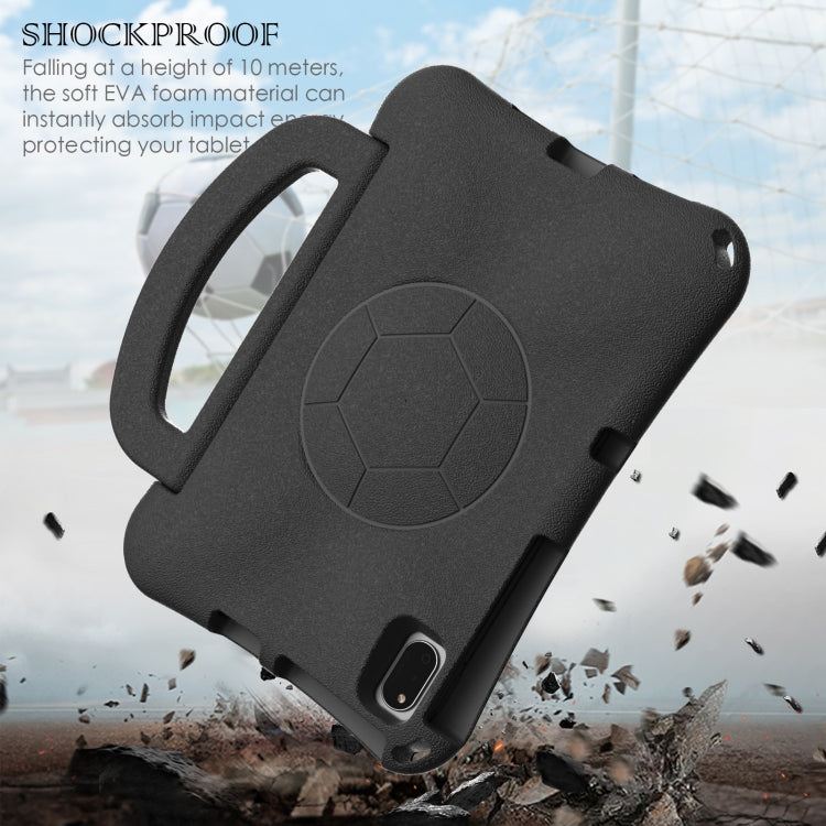 For Huawei MatePad SE 10.4 2022 / 2023 Handle Football Shaped EVA Shockproof Tablet Case(Black) - Huawei by PMC TechLife | Online Shopping South Africa | PMC TechLife | Buy Now Pay Later Mobicred