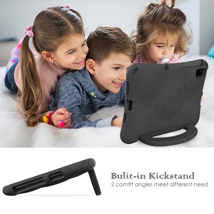 For Huawei MatePad SE 10.4 2022 / 2023 Handle Football Shaped EVA Shockproof Tablet Case(Black) - Huawei by PMC TechLife | Online Shopping South Africa | PMC TechLife | Buy Now Pay Later Mobicred