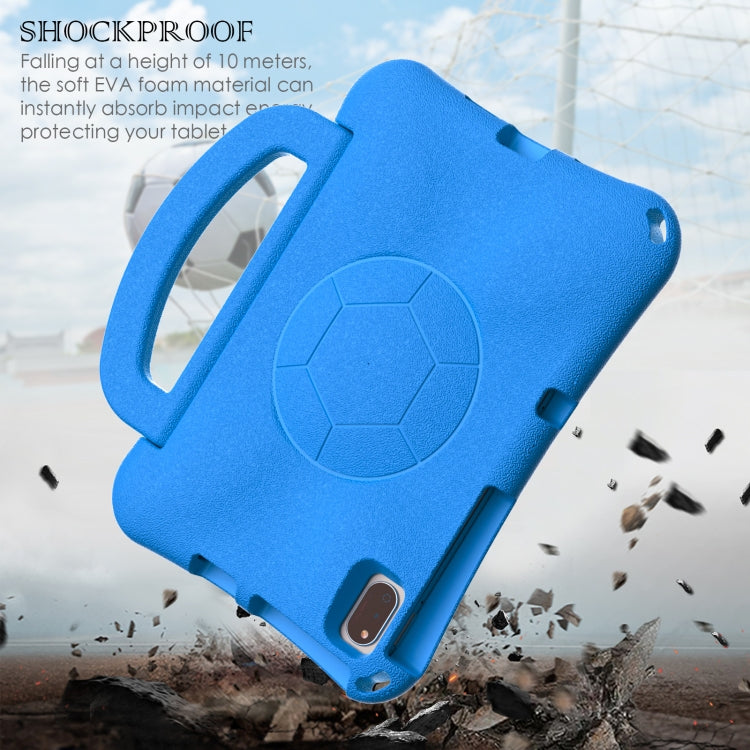 For Huawei MatePad SE 10.4 2022 / 2023 Handle Football Shaped EVA Shockproof Tablet Case(Blue) - Huawei by PMC TechLife | Online Shopping South Africa | PMC TechLife | Buy Now Pay Later Mobicred