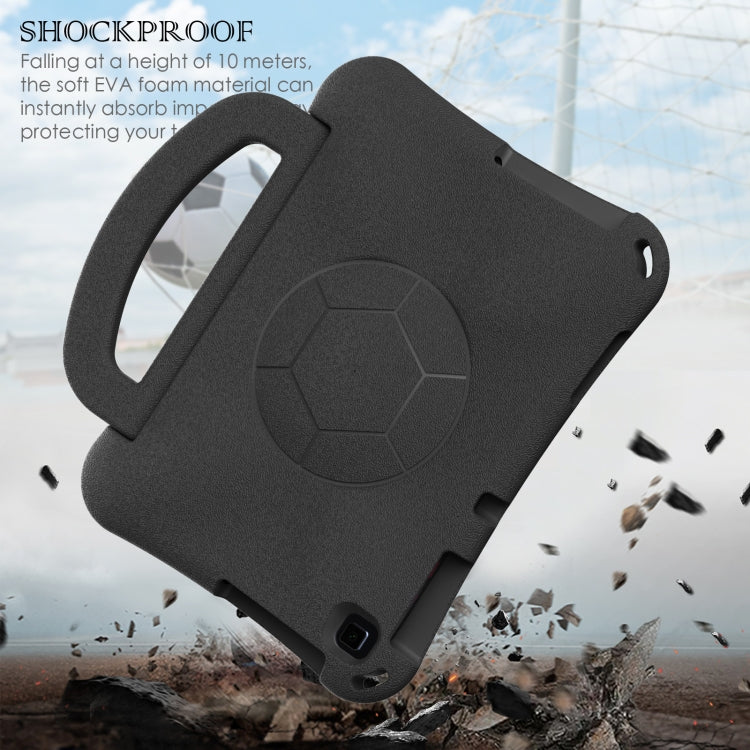 For Huawei MatePad SE 10.1 2022 Handle Football Shaped EVA Shockproof Tablet Case(Black) - Huawei by PMC TechLife | Online Shopping South Africa | PMC TechLife | Buy Now Pay Later Mobicred