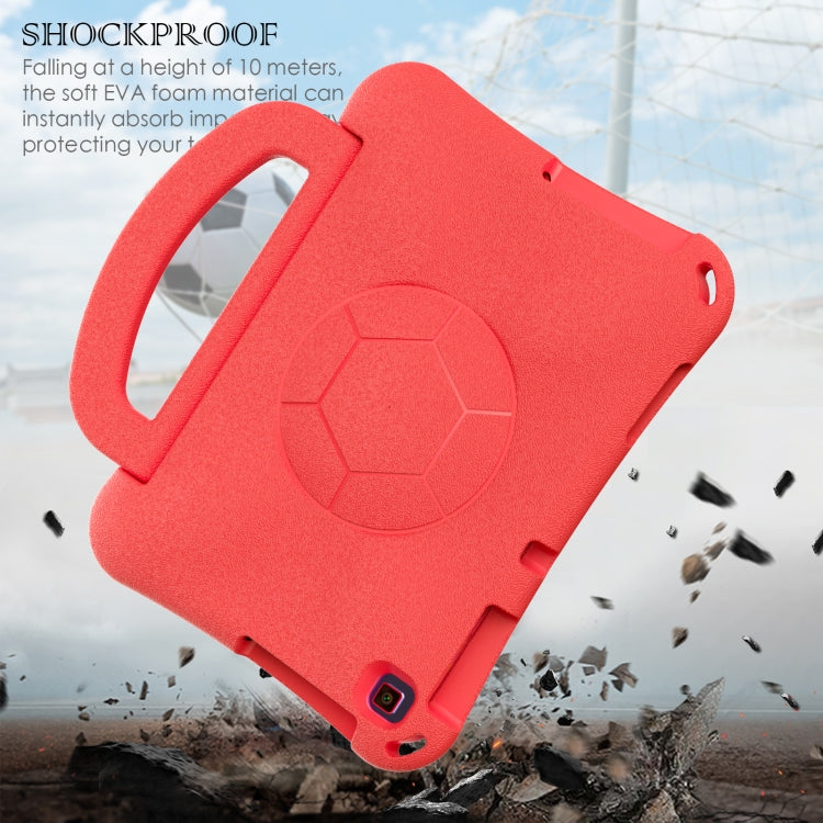 For Huawei MatePad SE 10.1 2022 Handle Football Shaped EVA Shockproof Tablet Case(Red) - Huawei by PMC TechLife | Online Shopping South Africa | PMC TechLife | Buy Now Pay Later Mobicred