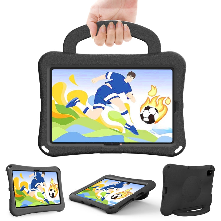 For Huawei MatePad 10.4 2020 / 2022 Handle Football Shaped EVA Shockproof Tablet Case(Black) - Huawei by PMC TechLife | Online Shopping South Africa | PMC TechLife | Buy Now Pay Later Mobicred