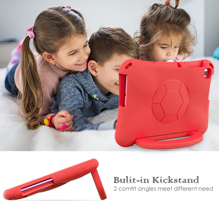 For Huawei Enpoy Tablet2 Handle Football Shaped EVA Shockproof Tablet Case(Red) - free shipping - PMC TechLife - Order now!