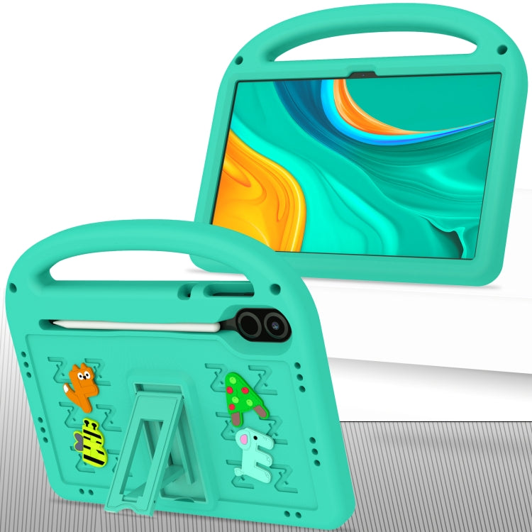 For Honor Pad X8 Pro 11.5 Cartoon Sparrow EVA Shockproof Tablet Case(Glacier Green) - Honor by PMC TechLife | Online Shopping South Africa | PMC TechLife | Buy Now Pay Later Mobicred