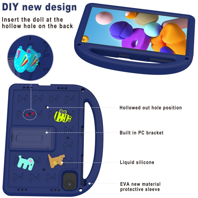 For Honor Pad X8a / X9 2024 Cartoon Sparrow EVA Shockproof Tablet Case(Navy Blue) - Honor by PMC TechLife | Online Shopping South Africa | PMC TechLife | Buy Now Pay Later Mobicred