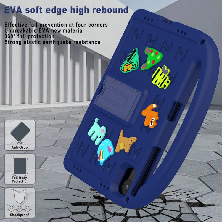 For Honor Pad X8a / X9 2024 Cartoon Sparrow EVA Shockproof Tablet Case(Navy Blue) - Honor by PMC TechLife | Online Shopping South Africa | PMC TechLife | Buy Now Pay Later Mobicred