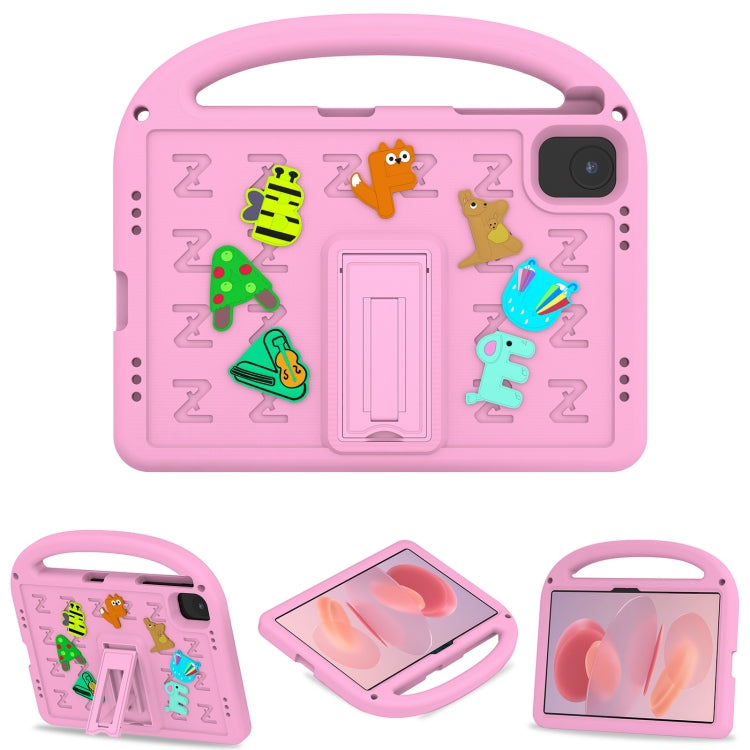 For Honor Pad X8a / X9 2024 Cartoon Sparrow EVA Shockproof Tablet Case(Pink) - Honor by PMC TechLife | Online Shopping South Africa | PMC TechLife | Buy Now Pay Later Mobicred