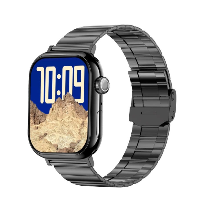 KL08 2.04 inch Color Screen Smart Watch Steel Strap, Support Bluetooth Call(Black) - Smart Watches by PMC TechLife | Online Shopping South Africa | PMC TechLife | Buy Now Pay Later Mobicred