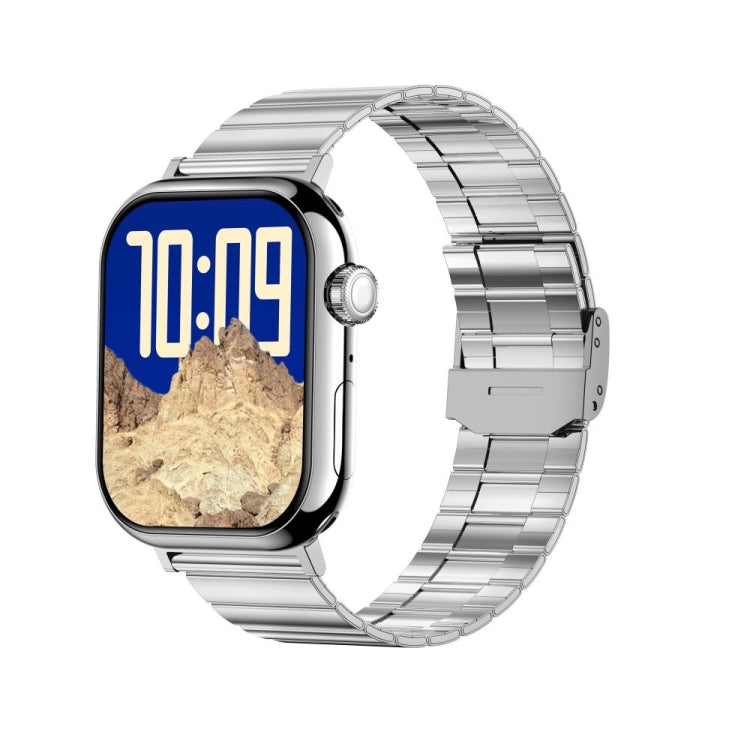 KL08 2.04 inch Color Screen Smart Watch Steel Strap, Support Bluetooth Call(Silver) - Smart Watches by PMC TechLife | Online Shopping South Africa | PMC TechLife | Buy Now Pay Later Mobicred