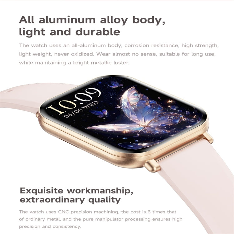 KM66 1.75 inch Color Screen Smart Watch Silicone Strap, Support Bluetooth Call(White) - Smart Watches by PMC TechLife | Online Shopping South Africa | PMC TechLife | Buy Now Pay Later Mobicred