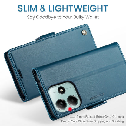 For Redmi Note 14 5G CaseMe 023 Butterfly Buckle Litchi Texture RFID Anti-theft Leather Phone Case(Blue) - Note 14 Cases by CaseMe | Online Shopping South Africa | PMC Jewellery | Buy Now Pay Later Mobicred