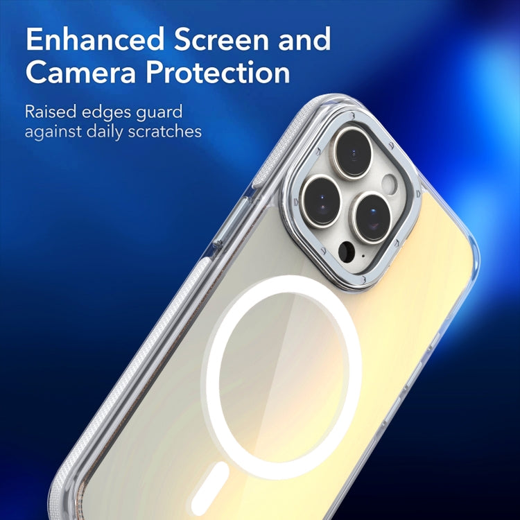 For iPhone 16e Dual-Color Gradient Discolor MagSafe Phone Case(Purple) - iPhone 16e Cases by PMC TechLife | Online Shopping South Africa | PMC TechLife | Buy Now Pay Later Mobicred