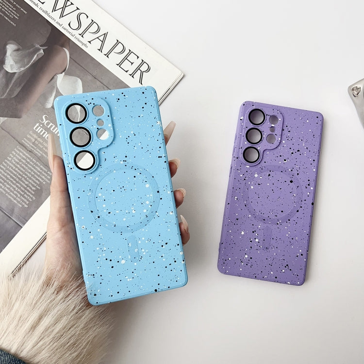 For Samsung Galaxy S25 5G Starry Sky TPU Shockproof MagSafe Phone Case(Dark Blue) - Galaxy S25 5G Cases by PMC Jewellery | Online Shopping South Africa | PMC Jewellery | Buy Now Pay Later Mobicred