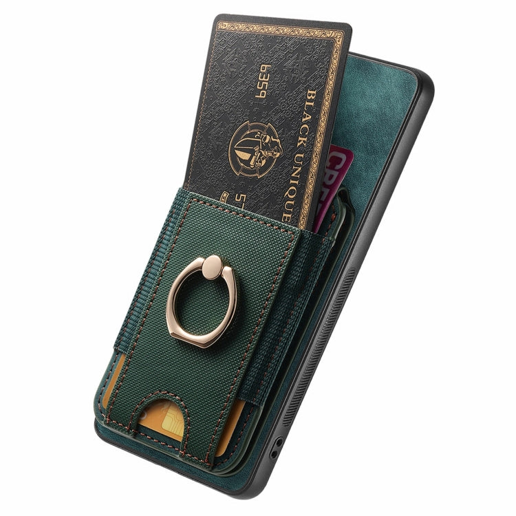For Honor Magic7 Pro Retro Splitable Magnetic Stand Card Bag Leather Phone Case(Green) - Honor Cases by PMC TechLife | Online Shopping South Africa | PMC TechLife | Buy Now Pay Later Mobicred