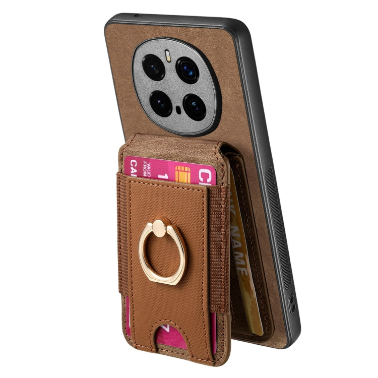 For Honor Magic7 Pro Retro Splitable Magnetic Stand Card Bag Leather Phone Case(Brown) - free shipping - PMC TechLife - Order now!