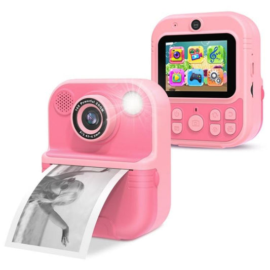 E8 2.4 Inch Screen Photo Printing Video Recorder Multifunctional Kids Dual Lens Camera(Pink) - Children Cameras by PMC Jewellery | Online Shopping South Africa | PMC Jewellery | Buy Now Pay Later Mobicred