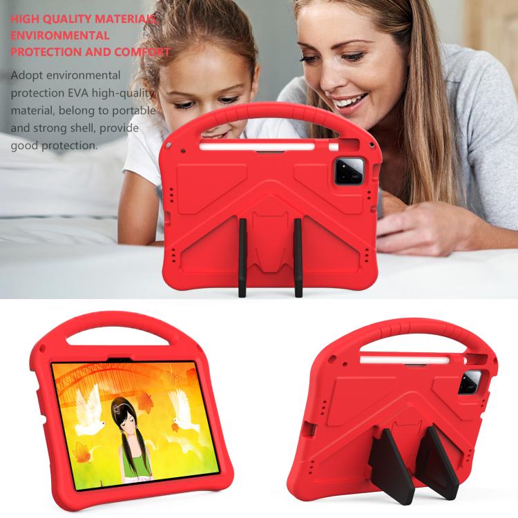 For onn. Tablet Pro 11 2024 EVA Shockproof Tablet Case with Holder(Red) - Others by PMC TechLife | Online Shopping South Africa | PMC TechLife | Buy Now Pay Later Mobicred