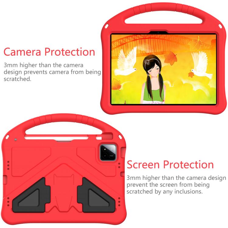 For onn. Tablet Pro 11 2024 EVA Shockproof Tablet Case with Holder(Red) - Others by PMC TechLife | Online Shopping South Africa | PMC TechLife | Buy Now Pay Later Mobicred