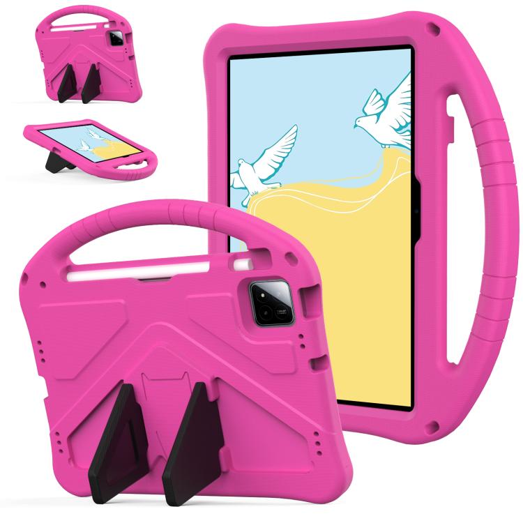 For onn. Tablet Pro 11 2024 EVA Shockproof Tablet Case with Holder(RoseRed) - Others by PMC TechLife | Online Shopping South Africa | PMC TechLife | Buy Now Pay Later Mobicred