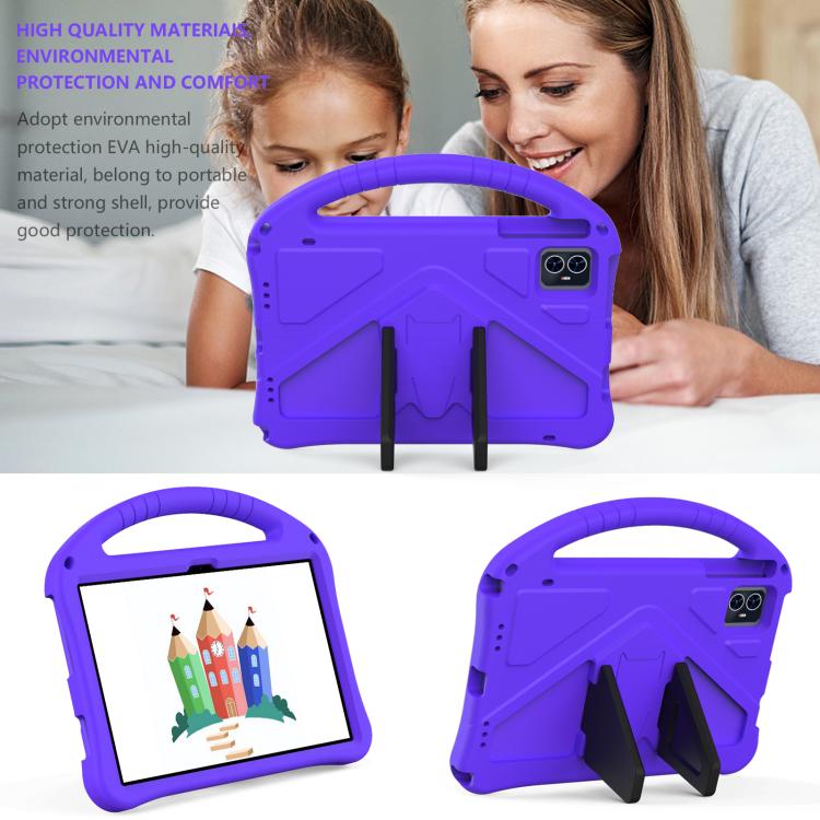 For onn. 10.1 Tablet Gen 4 2024 EVA Shockproof Tablet Case with Holder(Purple) - Others by PMC TechLife | Online Shopping South Africa | PMC TechLife | Buy Now Pay Later Mobicred