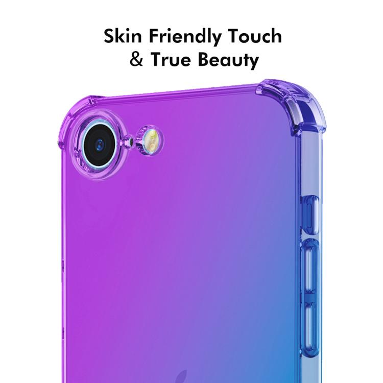 For iPhone 16e ENKAY Hat-Prince Gradient Airbag TPU Phone Case(Blue Pink) - free shipping - PMC TechLife - Order now!