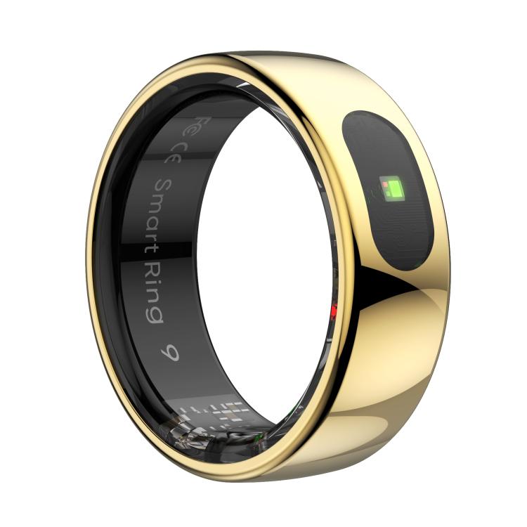 R08 SIZE 9 Smart Ring, Support Heart Rate / Blood Oxygen / Sleep / Multiple Sports Modes(Gold) - free shipping - PMC TechLife - Order now!