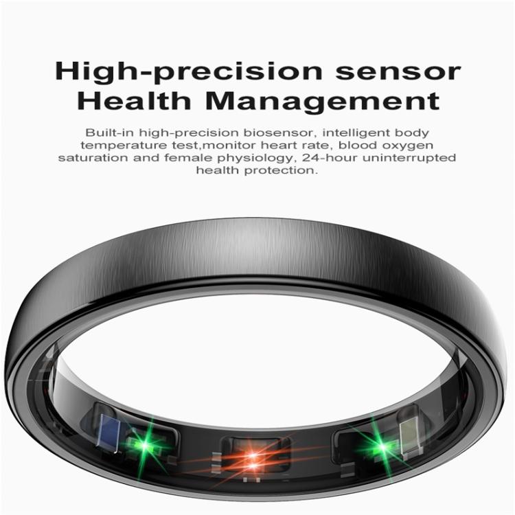 R10 SIZE 12 Smart Ring, Support Heart Rate / Blood Oxygen / Sleep / Multiple Sports Modes(Silver) - free shipping - PMC TechLife - Order now!