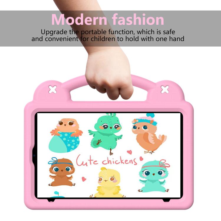 For Alldocube iPlay 60 Mini Pro Handle Kickstand Children EVA Shockproof Tablet Case(Pink) - CUBE by PMC TechLife | Online Shopping South Africa | PMC TechLife | Buy Now Pay Later Mobicred
