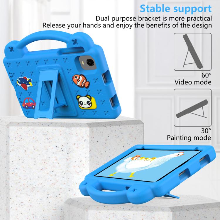 For Alldocube iPlay Mini 2 2024 Handle Kickstand Children EVA Shockproof Tablet Case(Sky Blue) - CUBE by PMC TechLife | Online Shopping South Africa | PMC TechLife | Buy Now Pay Later Mobicred