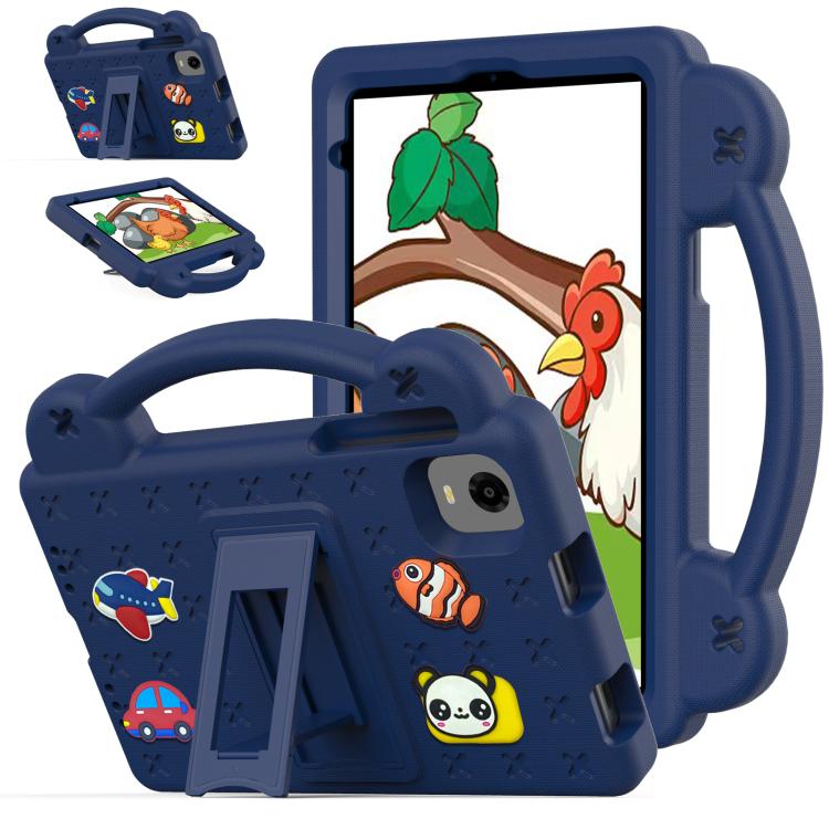 For Alldocube iPlay Mini 2 2024 Handle Kickstand Children EVA Shockproof Tablet Case(Navy Blue) - CUBE by PMC TechLife | Online Shopping South Africa | PMC TechLife | Buy Now Pay Later Mobicred