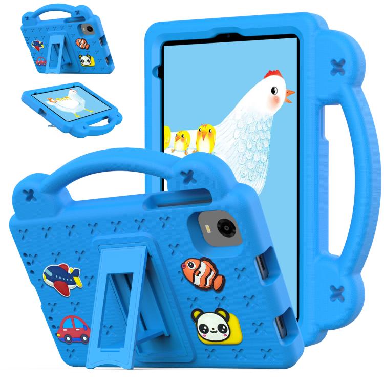For Alldocube iPlay 50 Mini Pro 2023 8.4 Handle Kickstand Children EVA Shockproof Tablet Case(Sky Blue) - CUBE by PMC TechLife | Online Shopping South Africa | PMC TechLife | Buy Now Pay Later Mobicred