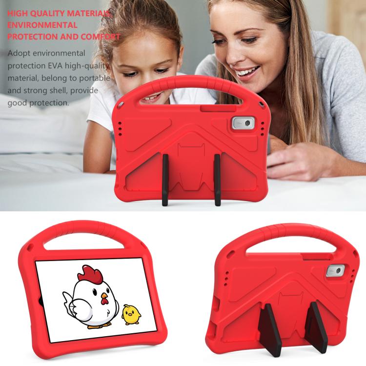 For NEC Lavie Tab T9 9 inch 2024 EVA Shockproof Tablet Case with Holder(Red) - Others by PMC TechLife | Online Shopping South Africa | PMC TechLife | Buy Now Pay Later Mobicred