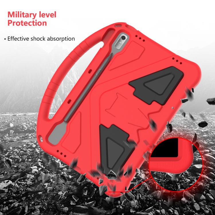 For NEC Lavie Tab T11 T1195  EVA Shockproof Tablet Case with Holder(Red) - Others by PMC TechLife | Online Shopping South Africa | PMC TechLife | Buy Now Pay Later Mobicred
