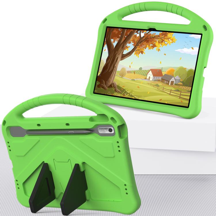 For NEC Lavie Tab T11 T1195  EVA Shockproof Tablet Case with Holder(Green) - Others by PMC TechLife | Online Shopping South Africa | PMC TechLife | Buy Now Pay Later Mobicred