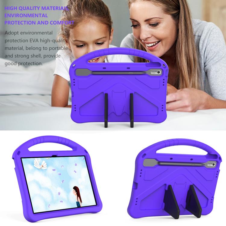 For NEC Lavie Tab T11  T1175FAS EVA Shockproof Tablet Case with Holder(Purple) - Others by PMC TechLife | Online Shopping South Africa | PMC TechLife | Buy Now Pay Later Mobicred