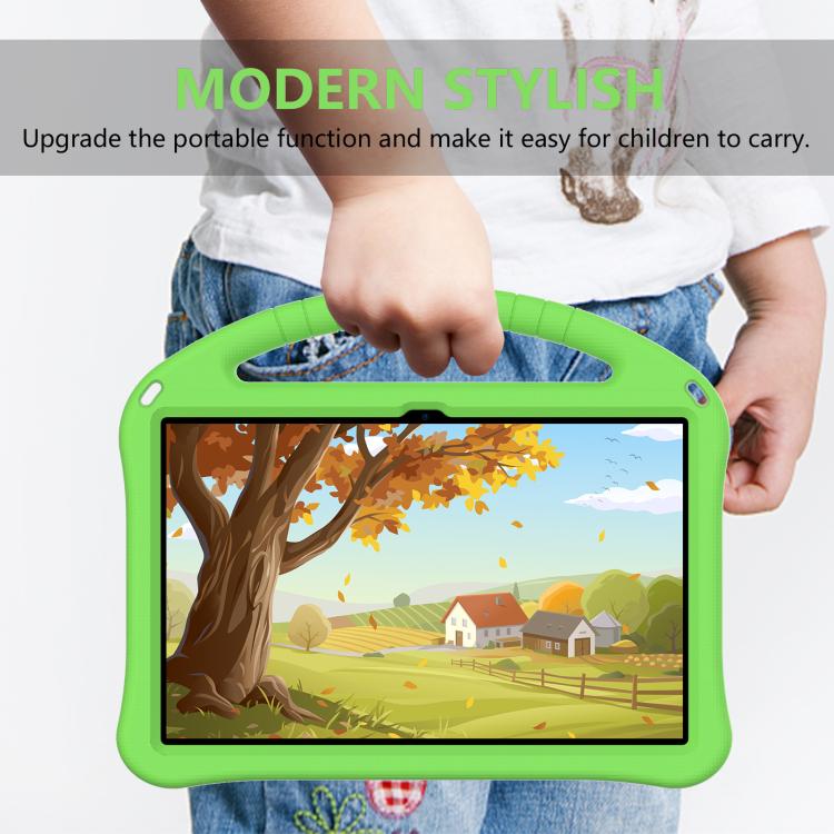 For NEC Lavie Tab T11  T1175FAS EVA Shockproof Tablet Case with Holder(Green) - free shipping - PMC TechLife - Order now!