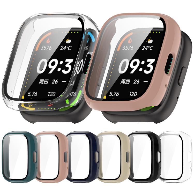 For Lexin Watch 3 Tempered Film Integrated PC Watch Protective Case(Ivory White) - Watch Case by PMC TechLife | Online Shopping South Africa | PMC TechLife | Buy Now Pay Later Mobicred