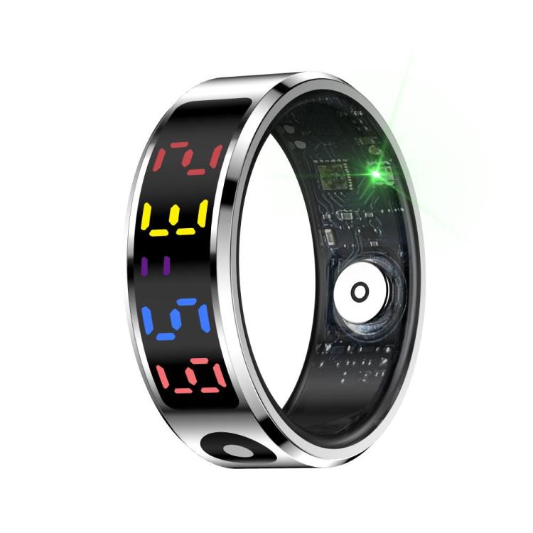 R12 SIZE 8 Smart Ring, Support Heart Rate / Blood Oxygen / Sleep / Multiple Sports Modes(Silver) - free shipping - PMC TechLife - Order now!