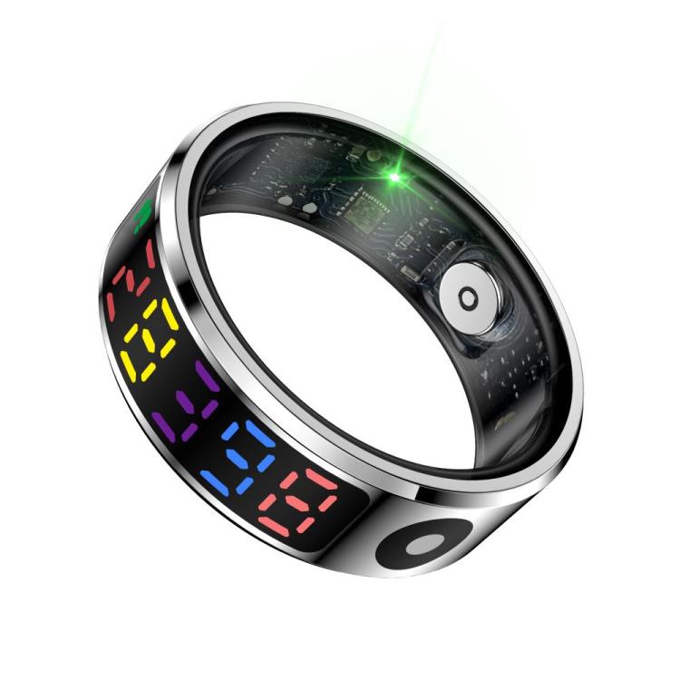R12 SIZE 8 Smart Ring, Support Heart Rate / Blood Oxygen / Sleep / Multiple Sports Modes(Silver) - free shipping - PMC TechLife - Order now!