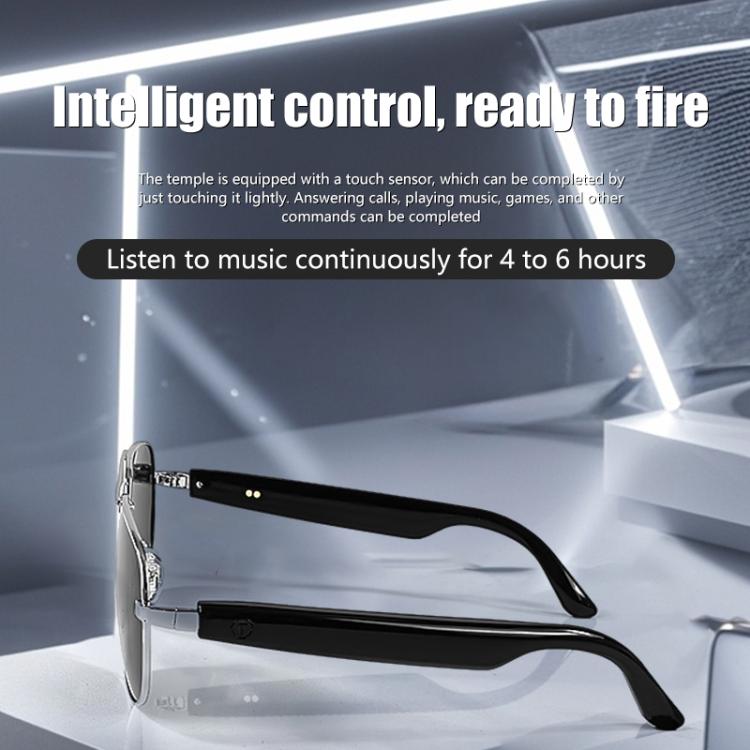 GS02 Smart Glasses, Support Voice Assistant / Bluetooth Call / Remote Control Photography(Brown) - free shipping - PMC TechLife - Order now!