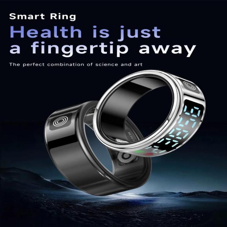 SR08 SIZE 8 Smart Ring, Support Hand Gestures Control / Health Monitoring / Multiple Sports Modes(Gold) - free shipping - PMc TechLife - Order now!