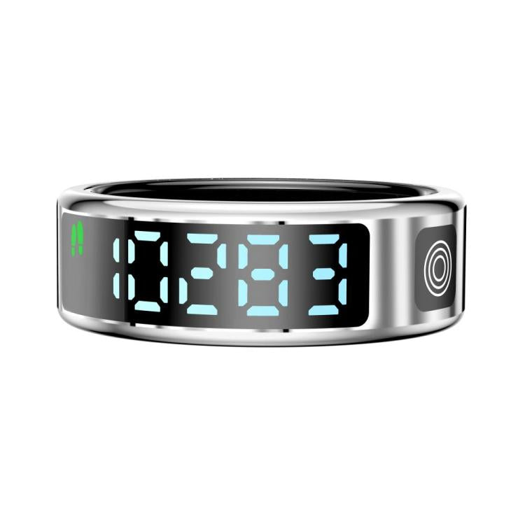 SR08 SIZE 9 Smart Ring, Support Hand Gestures Control / Health Monitoring / Multiple Sports Modes(Silver) - free shipping - PMc TechLife - Order now!